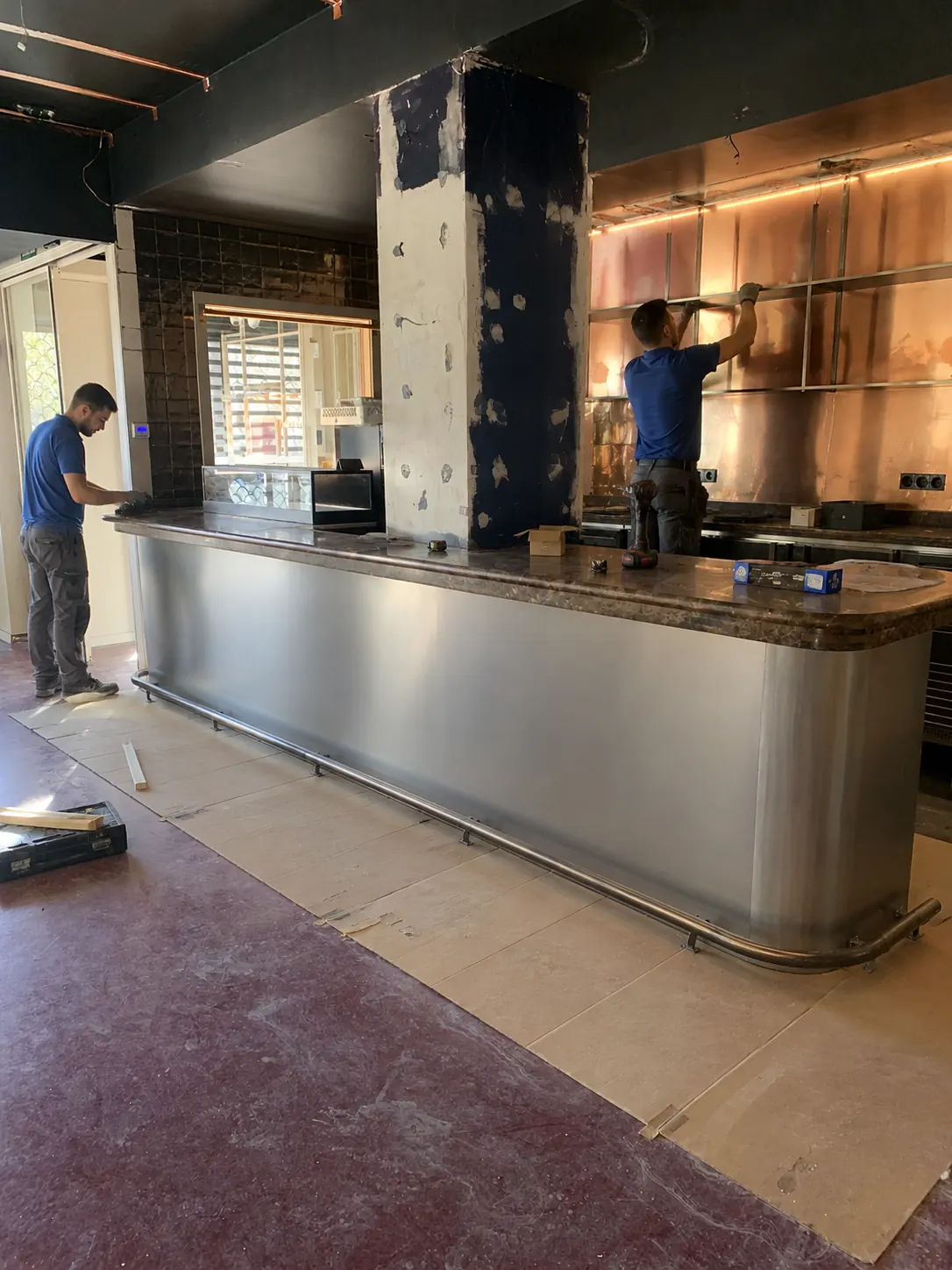 Proceso de reforma en restaurante Pucará, Chamartín