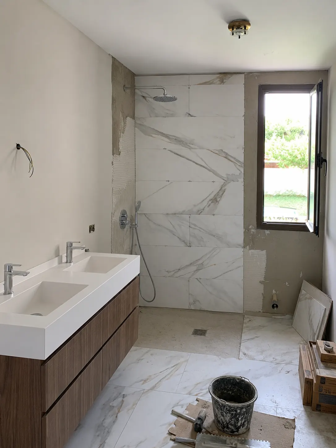 Proceso de reforma del baño en Pozuelo de Alarcón